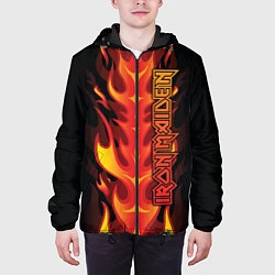 Куртка с капюшоном мужская Iron Maiden, цвет: 3D-черный — фото 2