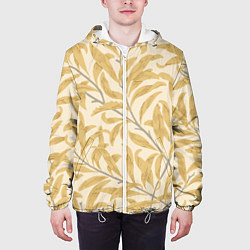 Куртка с капюшоном мужская Осенний мотив, цвет: 3D-белый — фото 2