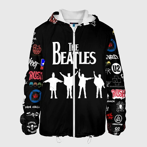 Мужская куртка Beatles / 3D-Белый – фото 1