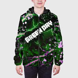 Куртка с капюшоном мужская GreenDay, цвет: 3D-черный — фото 2