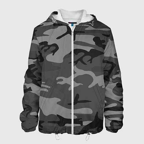 Мужская куртка Военный камуфляж / 3D-Белый – фото 1