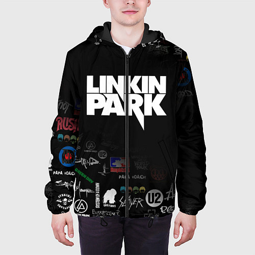 Мужская куртка LINKIN PARK / 3D-Черный – фото 3