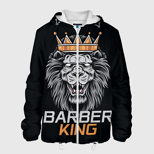 Мужская куртка Barber King Барбер Король / 3D-Белый – фото 1