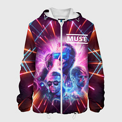 Куртка с капюшоном мужская Muse, цвет: 3D-белый