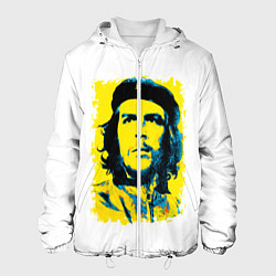 Куртка с капюшоном мужская Че Гевара, цвет: 3D-белый