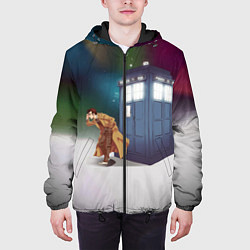Куртка с капюшоном мужская THE DOCTOR, цвет: 3D-черный — фото 2