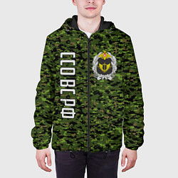 Куртка с капюшоном мужская Силы специальных операций РФ, цвет: 3D-черный — фото 2