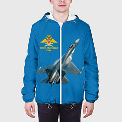 Куртка с капюшоном мужская ВВС, цвет: 3D-белый — фото 2