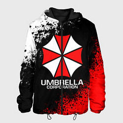 Куртка с капюшоном мужская RESIDENT EVIL UMBRELLA, цвет: 3D-черный