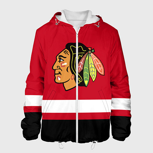 Мужская куртка Chicago Blackhawks / 3D-Белый – фото 1