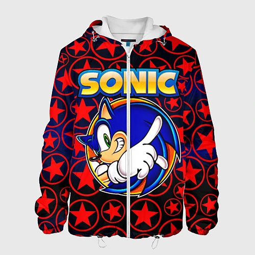 Мужская куртка Sonic / 3D-Белый – фото 1