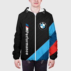 Куртка с капюшоном мужская BMW M PERFORMANCE, цвет: 3D-белый — фото 2
