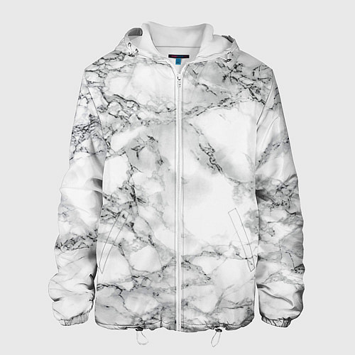 Мужская куртка Мрамор / 3D-Белый – фото 1