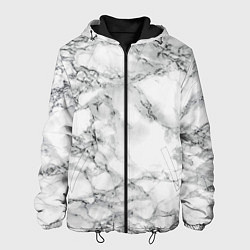 Куртка с капюшоном мужская Мрамор, цвет: 3D-черный