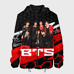 Куртка с капюшоном мужская BTS, цвет: 3D-черный