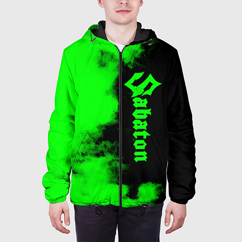 Мужская куртка Sabaton / 3D-Черный – фото 3