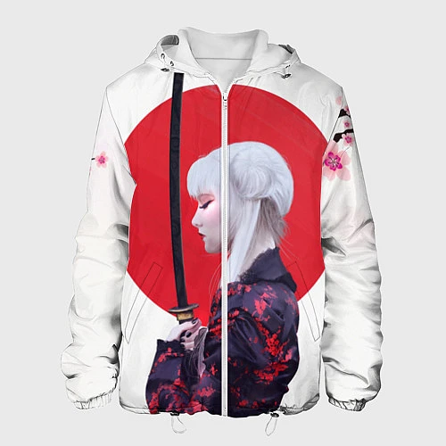 Мужская куртка Самурай / 3D-Белый – фото 1