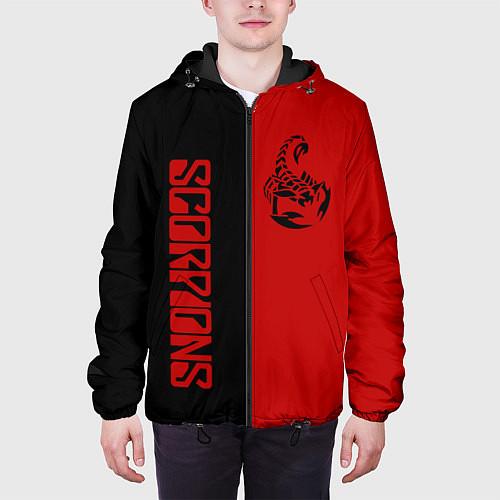 Мужская куртка SCORPIONS / 3D-Черный – фото 3