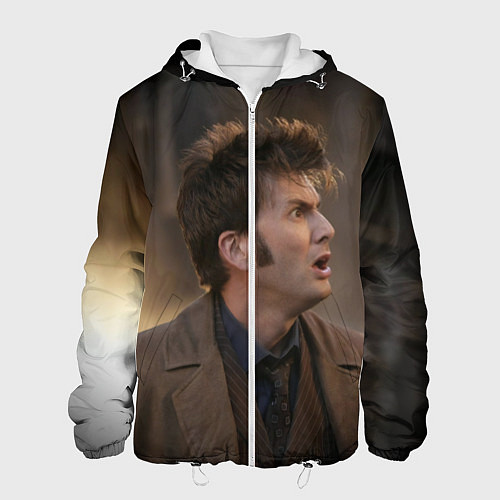 Мужская куртка 10th DOCTOR WHO / 3D-Белый – фото 1