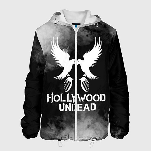 Мужская куртка Hollywood Undead / 3D-Белый – фото 1