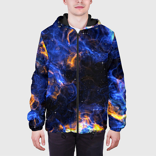 Мужская куртка Космос / 3D-Черный – фото 3