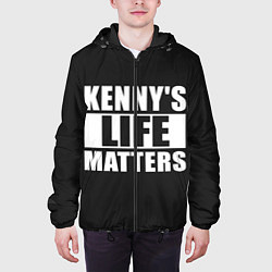 Куртка с капюшоном мужская KENNYS LIFE MATTERS, цвет: 3D-черный — фото 2