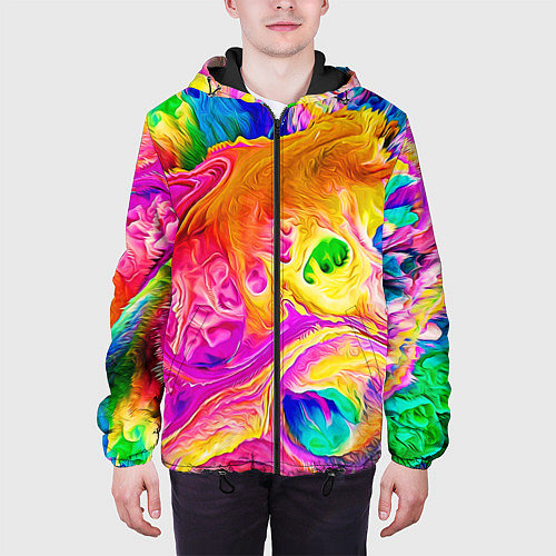 Мужская куртка TIE DYE / 3D-Черный – фото 3