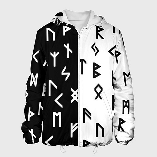 Мужская куртка РУНЫ / 3D-Белый – фото 1