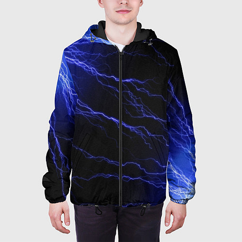 Мужская куртка МОЛНИИ / 3D-Черный – фото 3