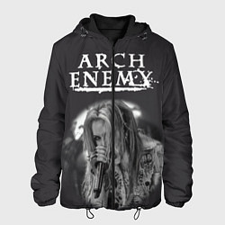 Куртка с капюшоном мужская Arch Enemy 79, цвет: 3D-черный