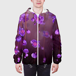 Куртка с капюшоном мужская Весна 2020, цвет: 3D-белый — фото 2