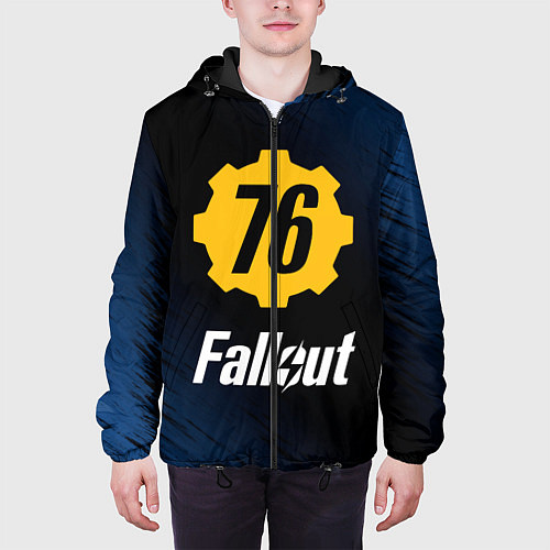 Мужская куртка FALLOUT76 / 3D-Черный – фото 3