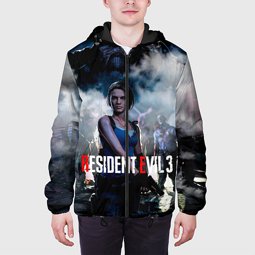 Мужская куртка RESIDENT EVIL 3 / 3D-Черный – фото 3