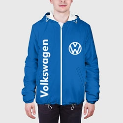 Куртка с капюшоном мужская Volkswagen, цвет: 3D-белый — фото 2