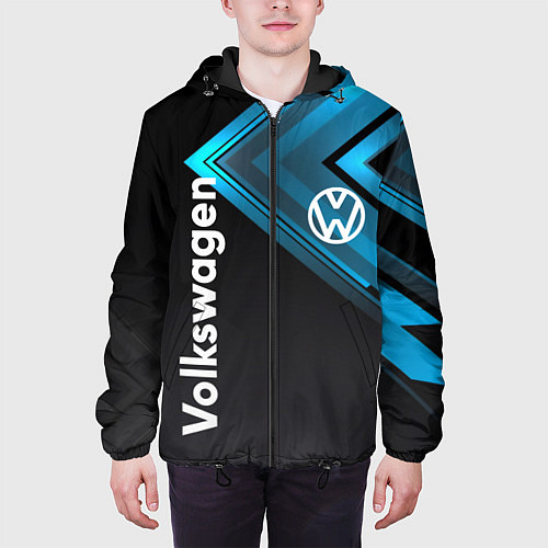 Мужская куртка Volkswagen / 3D-Черный – фото 3