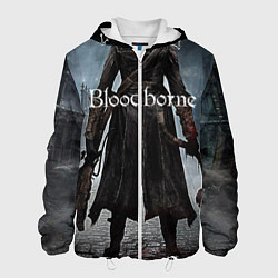 Куртка с капюшоном мужская Bloodborne, цвет: 3D-белый