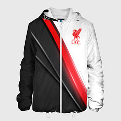 Куртка с капюшоном мужская Liverpool F C, цвет: 3D-белый