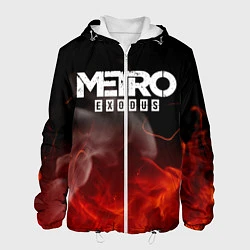 Куртка с капюшоном мужская METRO EXODUS, цвет: 3D-белый