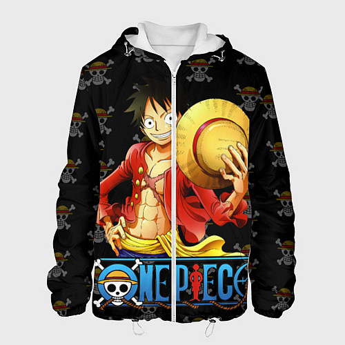 Мужская куртка One Piece / 3D-Белый – фото 1