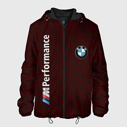 Куртка с капюшоном мужская BMW CARBON, цвет: 3D-черный