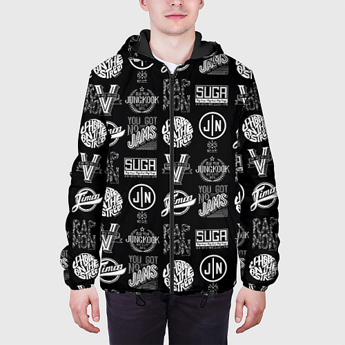 Мужская куртка BTS / 3D-Черный – фото 3