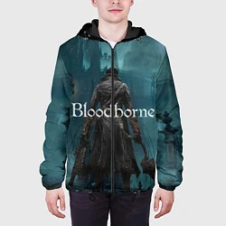 Куртка с капюшоном мужская Bloodborne, цвет: 3D-черный — фото 2