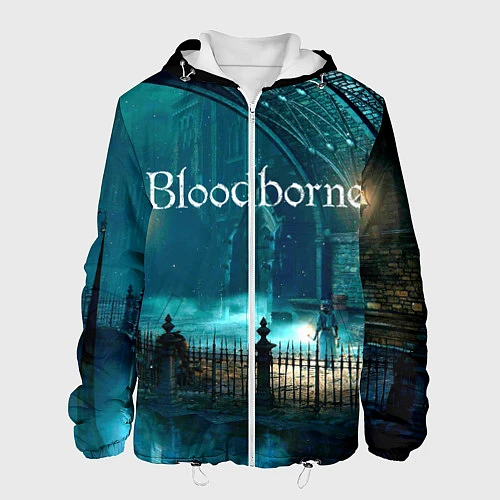 Мужская куртка Bloodborne / 3D-Белый – фото 1