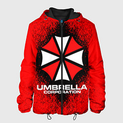 Куртка с капюшоном мужская Umbrella Corporation, цвет: 3D-черный