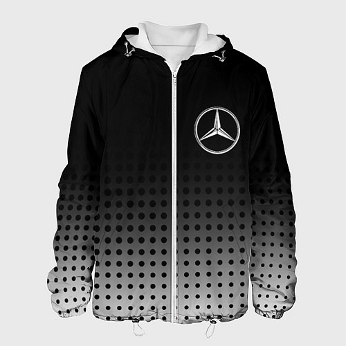 Мужская куртка Mercedes-Benz / 3D-Белый – фото 1