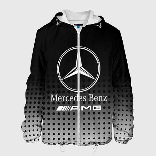 Мужская куртка Mercedes-Benz / 3D-Белый – фото 1