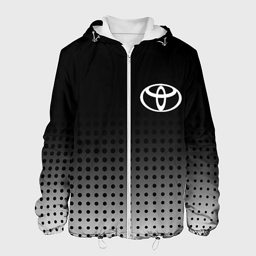 Мужская куртка Toyota / 3D-Белый – фото 1