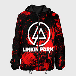 Куртка с капюшоном мужская Linkin Park, цвет: 3D-черный