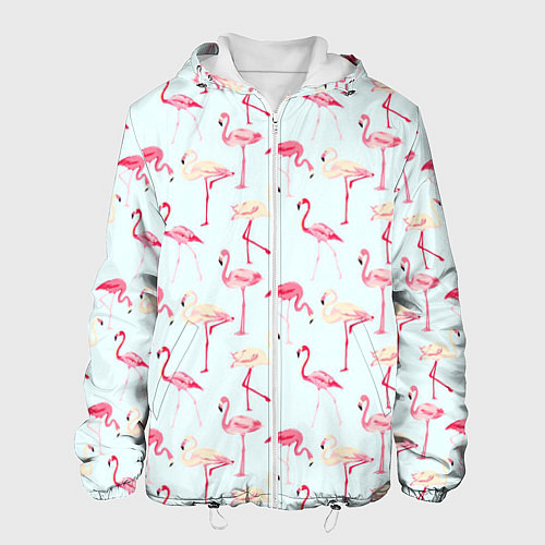 Мужская куртка Фламинго / 3D-Белый – фото 1