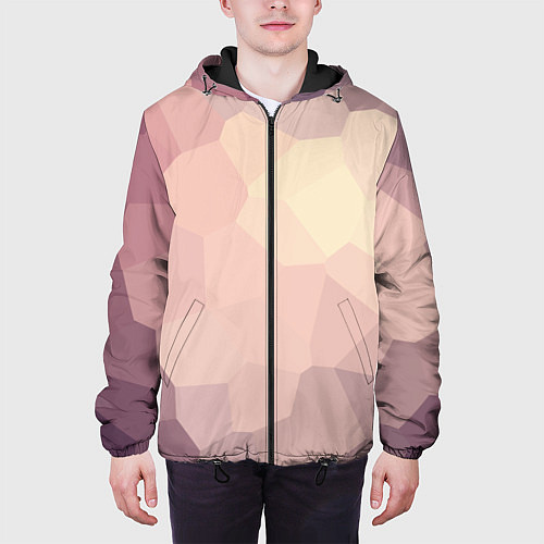 Мужская куртка Пикси кристаллы / 3D-Черный – фото 3